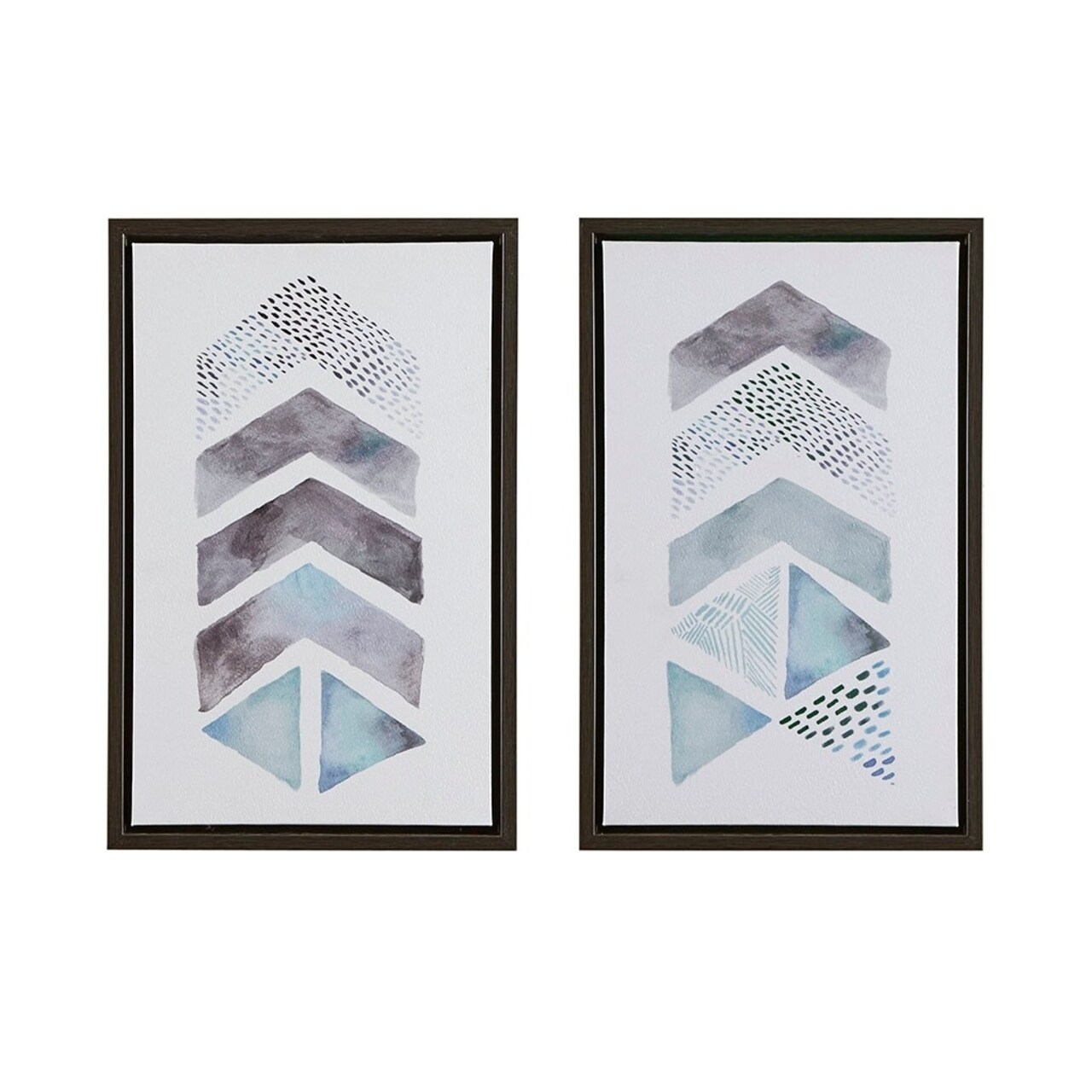 Gracie Mills Daren Modern Geometric 2-Piece Wall Art Set - Grace-9650